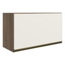 Ver imagem 1 de Armario Aereo Basc Mdf 60 Cm Kali 16337 Carvalho Toq Off White Cetim Nicioli