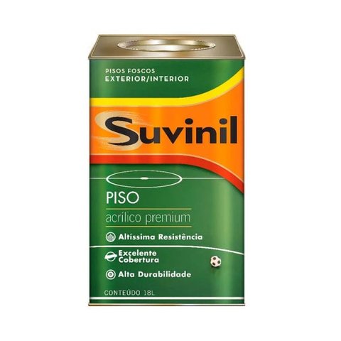 Tinta para Piso Liso amarelo 18 litros Suvinil