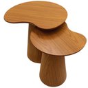 Ver imagem 3 de Mesas Laterais Organicas Bean 51cm,41cm em Freijo