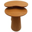 Ver imagem 2 de Mesas Laterais Organicas Bean 51cm,41cm em Freijo