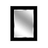 Espelho Bisotê Emoldurado 66x86cm Preto Euroquadro - 1