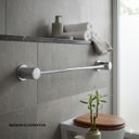Ver imagem 2 de Porta Toalha Linear 507 C 40 Cromado Meber Metais