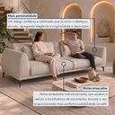 Ver imagem 7 de Sofá Living 3 Lugares com Almofadas 210cm Siena