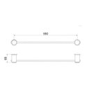 Ver imagem 4 de Porta Toalha Linear 555 C 40 Meber Metais