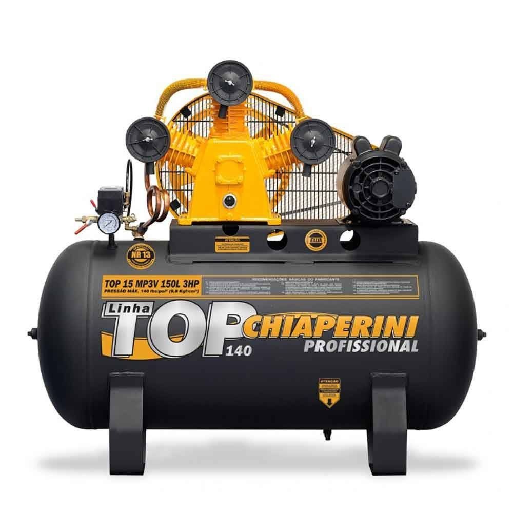 Compressor Chiaperini 3HP Trifásico TOP15 MP3V Rch 150L - 3
