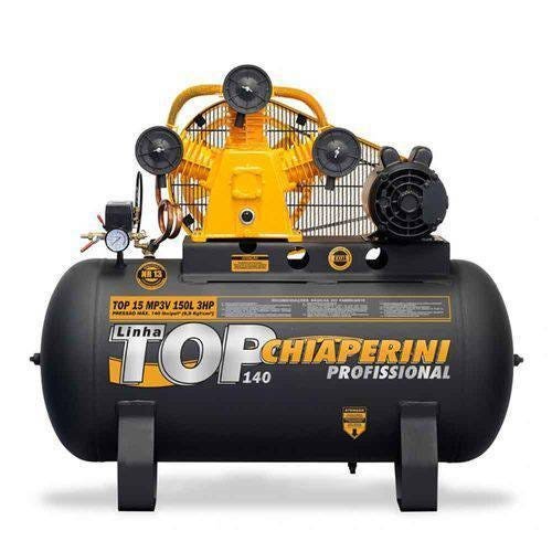 Compressor Chiaperini 3HP Trifásico TOP15 MP3V Rch 150L