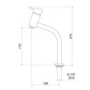 Ver imagem 2 de Torneira para Banheiro de Mesa 1202 C 78