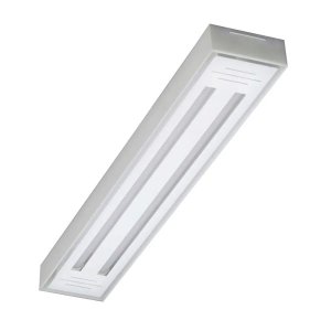 Lum. Val.2x60cm Transp 65x10 com Lâmpada 127/220V