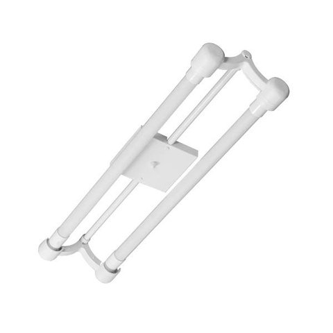 Luminária LED tube 2x60 sobrepor branco Toledo 6500k - Tualux