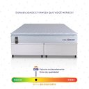 Ver imagem 4 de Conjunto Box Baú Branco Luanda Branco Espuma D28 King 193x203x69 - King House