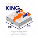 Ver imagem 7 de Conjunto Box Baú Branco Luanda Branco Espuma D28 King 193x203x69 - King House