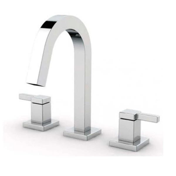Misturador para lavatório Bauhaus 1875 com arejador cromado Forusi - 1