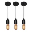 Ver imagem 1 de Kit/3 Luminária Lustre Retro Md-4149 Suporte para Lâmpada / Não Inclusa