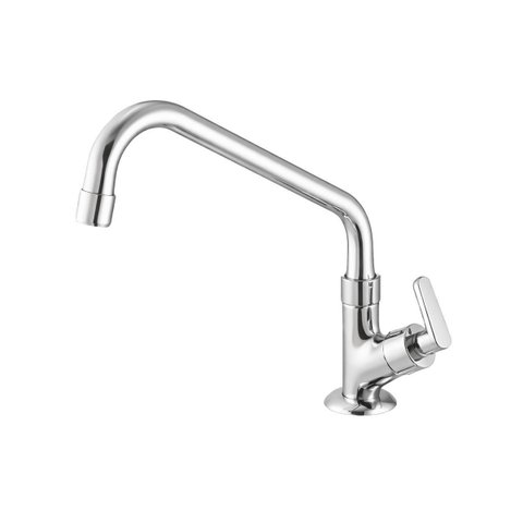 Torneira para Cozinha com Bica Móvel de Mesa 1173 C 18 1/4V Uni Meber Metais Cromado