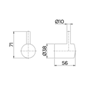 Ver imagem 3 de CABIDE DOCOL SINGLE 00158206 CR