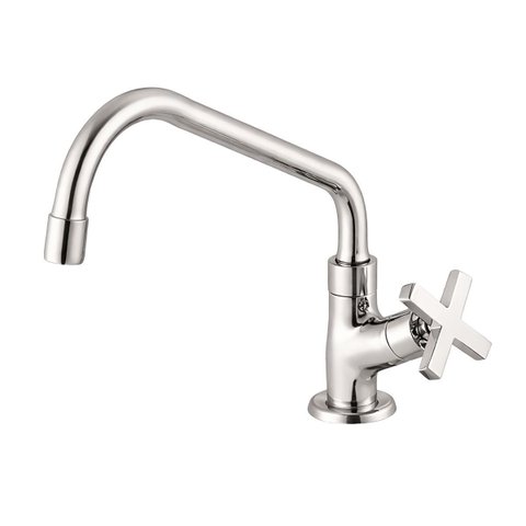 Torneira para Cozinha com Bica Móvel de Mesa 1173 C 28 Omega Meber Metais Cromado