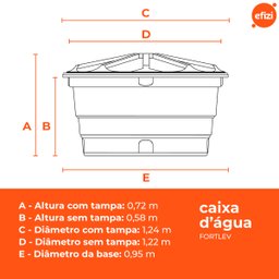Caixa D'água 500l Fortlev - 3