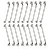 Alça de Apoio 70cm Barra Inox Kit 18 Unidades Deficiente Cadeirante Idoso Segurança Acessibilidade B - 1
