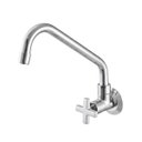 Ver imagem 1 de Torneira para Cozinha com Bica Móvel de Parede 1165 C 22 1/2 Ba 1/4V Nya Meber Metais Cromado