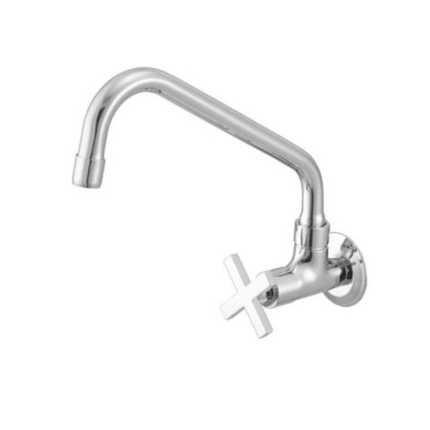 Torneira para Cozinha com Bica Móvel de Parede 1165 C 28 Ba Omega Meber Metais Cromado