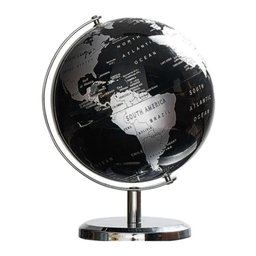 Globo Terrestre Musical Mapa Mundi Toca Musica Mesa Escritorio Giratorio Enfeite Decoração Quarto Sa - 1