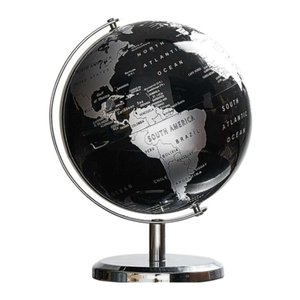 Globo Terrestre Musical Mapa Mundi Toca Musica Mesa Escritorio Giratorio Enfeite Decoração Quarto Sa