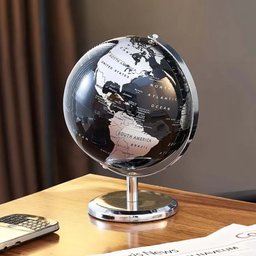 Globo Terrestre Musical Mapa Mundi Toca Musica Mesa Escritorio Giratorio Enfeite Decoração Quarto Sa - 10