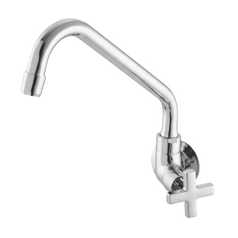 Torneira para Cozinha com Bica Móvel de Parede 1183 C 22 Ba Nya Meber Metais Cromado