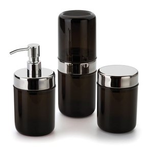 Conjunto para Banheiro Lavabo 3 Pcs Acquaset Ônix Forma