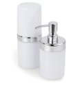 Ver imagem 1 de Conjunto para Banheiro Duo Lavabo 2 Pcs Acquaset Branco Forma