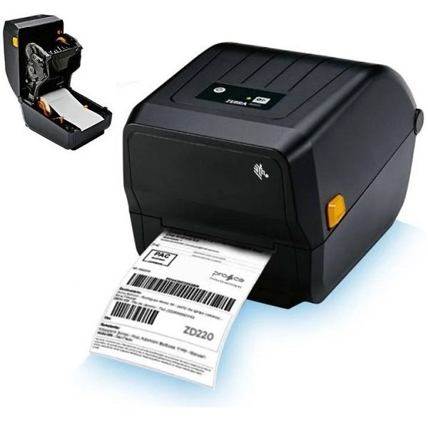 Impressora de Etiqueta Zebra ZD220 203 DPI USB ZD22042-T0AG00EZ- - 2