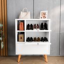 Ver imagem 6 de Sapateira com Duas Portas e Pés Palitos Classic - Jm3 Móveis:branco