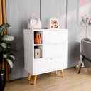 Ver imagem 5 de Sapateira com Duas Portas e Pés Palitos Classic - Jm3 Móveis:branco