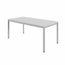 Ver imagem 4 de Kit 6 Cadeiras Siena com Mesa 180cm x 90cm Moderno MDP Metal Cinza F5 Office