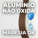 Ver imagem 2 de Espelho Retangular Corpo Inteiro com Moldura em Alumínio 3cm Marrom 170 X 70cm Sup. Chão e Parede