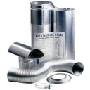 Ver imagem 1 de Kit Chaminé Fácil 60 X 370MM Alumínio