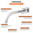 Ver imagem 5 de Torneira para Lavatório de Parede 1182 C 35 1/4V