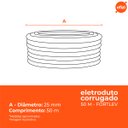 Ver imagem 3 de Eletroduto 3/4" Corrugado Amarelo 50m Fortlev