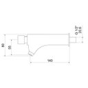 Ver imagem 2 de Torneira para Lavatório de Paredematic 10010 C