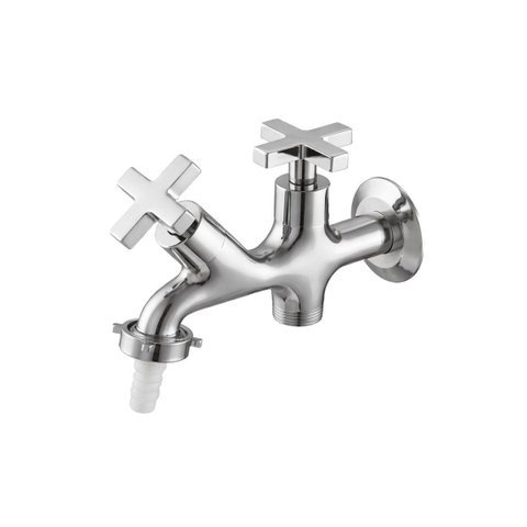 Torneira para Tanque de Parede Meber com Adaptador para Máquina 1131 C 22 1/2 1/4V