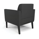 Ver imagem 5 de Poltrona Base de Madeira Fixa Preto Marisa Corino Preto D03 - D’Rossi