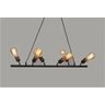 Lustre Bar Lights Retro em Metal Pelegrin PEL-053 - 1