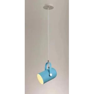 Lustre Pendente Stage Pelegrin PEL-065 Metal Azul