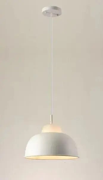 Lustre Pendente Half Moon Pelegrin PEL-069 Branco