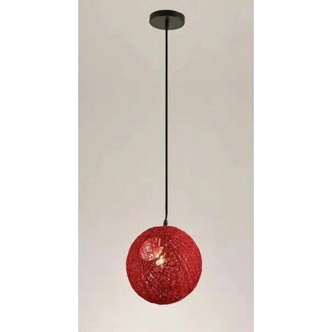 Lustre Pendente Grape Vine Pelegrin PEL-074 Vime Vermelho