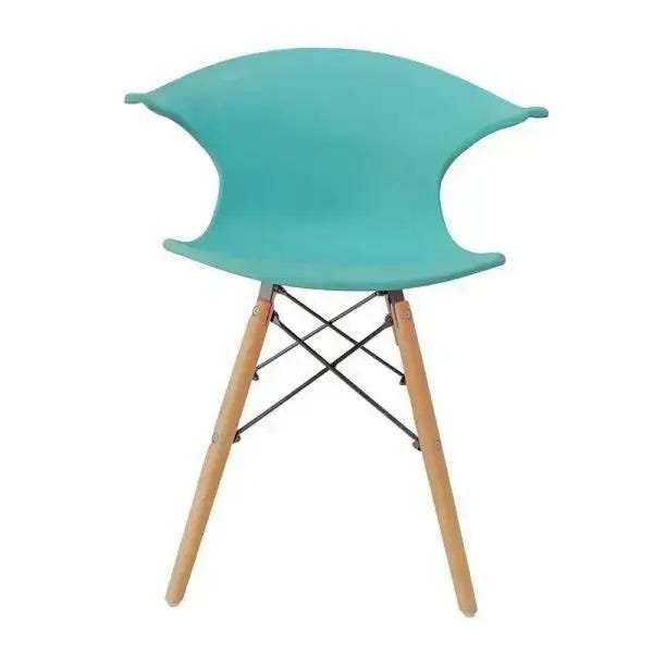 Cadeira Charles Eames New Wood Design Pelegrin Pw-079 Azul Celeste - 2