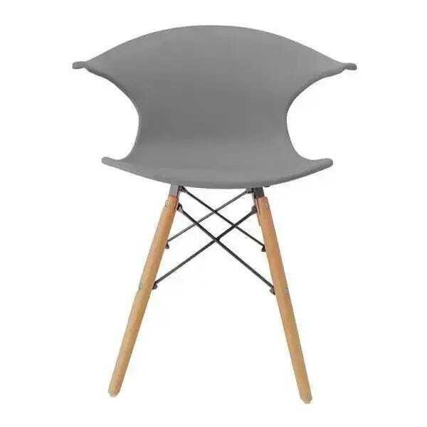 Cadeira Charles Eames New Wood Design Pelegrin Pw-079 Cinza - 3