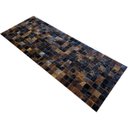 Ver imagem 2 de Tapete De Couro marrom exótico 0,75x2,00 s/b pç 7x7