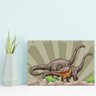 Placa Decorativa MDF Infantil Dinossauro Jurassic 30x40 4un - 5