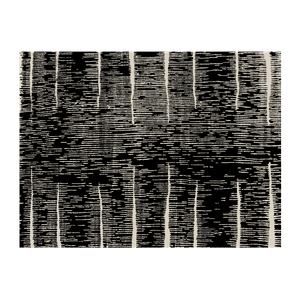 Tapete Rayza Marbella Cyclone Black Nero 1.50m Ø